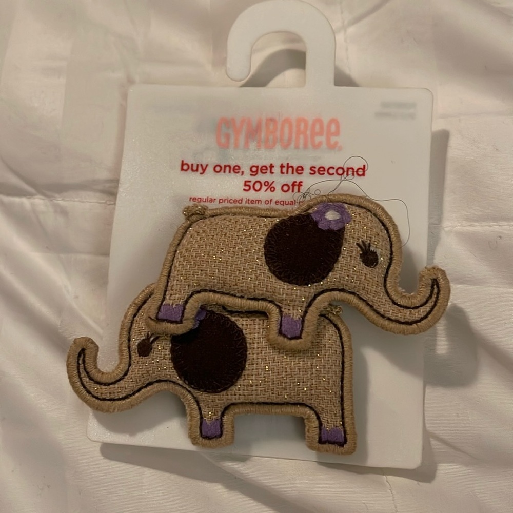 Gymboree Elephant Desert Flower Clips 2009
